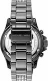 Michael Kors Everest Chronograph Black Dial Grey Steel Strap Watch For Women - MK6974 Authentic Buy Shop Now