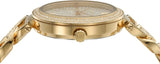 Michael Kors Catelyn Crystals Gold Dial Gold Steel Strap Watch For Women - MK4674 Authentic Buy Shop Now