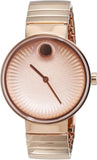 Movado Edge Rose Gold Dial Rose Gold Steel Strap Watch for Women - 3680013 Authentic Buy Shop Now