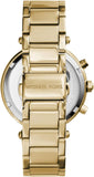Michael Kors Parker Pave Gold Dial Gold Steel Strap Watch for Women - MK6659 Authentic Buy Shop Now