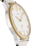 Gucci G Timeless Automatic Silver Dial Beige Leather Strap Watch For Men - YA126348 Authentic Buy Shop Now