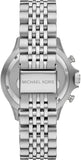 Michael Kors Bayville Chronograph Black Dial Silver Steel Strap Watch For Men - MK8725 Authentic Buy Shop Now