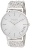 Coach Perry Silver Dial Silver Mesh Bracelet Watch for Women - 14503341 Authentic Buy Shop Now