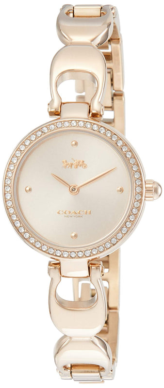 Coach Park Signature Rose Gold Dial Rose Gold Steel Strap Watch for Women - 14503172 Authentic Buy Shop Now