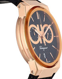 Salvatore Ferragamo Sapphire Chrono Black Dial Black Rubber Strap Watch for Men - SFME00721 Authentic Buy Shop Now