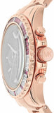 Michael Kors Everest Chronograph Black Dial Rose Gold Steel Strap Watch for Women - MK6972 Authentic Buy Shop Now
