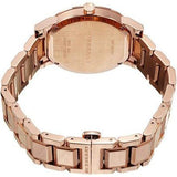 Burberry The City White Dial Rose Gold Steel Strap Watch for Women - BU9104 Authentic Buy Shop Now