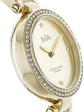 Coach Park Diamonds Gold Dial Gold Steel Strap Watch for Women - 14503171 Authentic Buy Shop Now