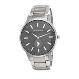 Emporio Armani Renato Quartz Black Dial Silver Steel Strap Watch For Men - AR11118 Authentic Buy Shop Now