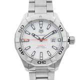 Tag Heuer Aquaracer Calibre 5 Automatic White Dial Silver Steel Strap Watch for Men - WAY2013.BA0927 Authentic Buy Shop Now