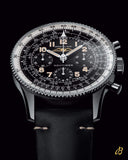 Breitling Navitimer Ref. 806 1959 Re-Edition Black Dial Brown Leather Strap Watch for Men - AB0910371B1X1 Authentic Buy Shop Now