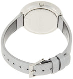Calvin Klein Chic Silver Dial White Leather Strap Watch for Women - K7N23UP8 Authentic Buy Shop Now
