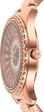 Michael Kors Layton Three Hand Red Dial Rose Gold Steel Strap Watch For Women - MK6893 Authentic Buy Shop Now