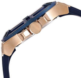 Guess Rigor Blue Dial Blue Silicone Strap Watch For Men - W0247G3 Authentic Buy Shop Now