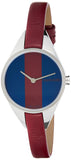 Calvin Klein Rebel Blue Maroon Dial Maroon Leather Strap Watch for Women - K8P231UN Authentic Buy Shop Now