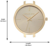 Michael Kors Jaryn Quartz Gold Dial Two Tone Steel Strap Watch for Women - MK4341 Authentic Buy Shop Now