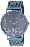 Coach Perry Blue Dial Blue Mesh Bracelet Watch for Women - 14503824 Authentic Buy Shop Now