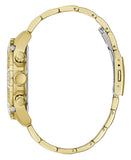 Guess Trophy Diamonds Black Dial Gold Steel Strap Watch for Men - GW0390G2 Authentic Buy Shop Now