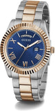 Guess Quartz Blue Dial Two Tone Steel Strap Watch For Men - GW0265G12 Authentic Buy Shop Now