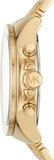 Michael Kors Wren Chronograph Gold Dial Gold Steel Strap Watch for Women - MK6952 Authentic Buy Shop Now