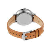 Fossil Jacqueline Three Hand Date Luggage Blue Dial Brown Leather Strap Watch for Women - ES4274 Authentic Buy Shop Now