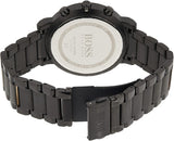 Hugo Boss One Chronograph Black Dial Black Steel Strap Watch For Men - 1514001 Authentic Buy Shop Now