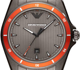 Emporio Armani Sigma Quartz Grey Dial Grey Steel Strap Watch For Men - AR11178 Authentic Buy Shop Now