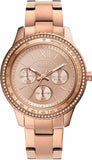 Fossil Stella Sport Multifunction Rose Gold Dial Rose Gold Steel Strap Watch for Women - ES5106 Authentic Buy Shop Now