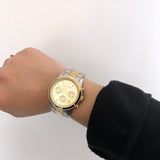 Michael Kors Runway Gold Dial Two Tone Steel Strap Watch for Women - MK5137 Authentic Buy Shop Now