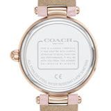 Coach Hayley Mother of Pearl Pink Dial Pink Leather Strap Watch for Women - 14503537 Authentic Buy Shop Now