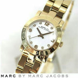 Marc Jacobs Mini Amy White Dial Gold Steel Strap Watch for Women - MBM3057 Authentic Buy Shop Now