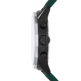 Armani Exchange Banks Chronograph Green Dial Green Leather Strap Watch For Men - AX1725 Authentic Buy Shop Now