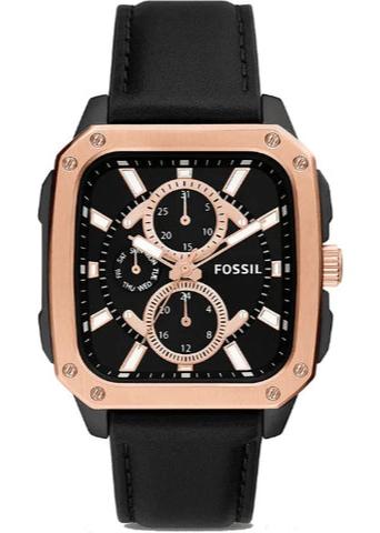 Fossil Multifunction Black Dial Black Leather Strap Watch for Men - BQ2654 Authentic Buy Shop Now