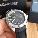 Tag Heuer Aquaracer Caliber 5 Automatic Black Dial Black Rubber Strap Watch for Men - WAY2113.FT8021 Authentic Buy Shop Now