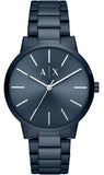 Armani Exchange Cayde Analog Blue Dial Blue Steel Strap Watch For Men - AX2702 Authentic Buy Shop Now