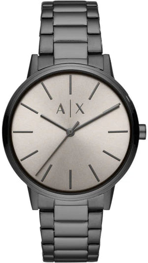 Armani Exchange Cayde Analog Grey Dial Grey Steel Strap Watch For Men - AX2722 Authentic Buy Shop Now