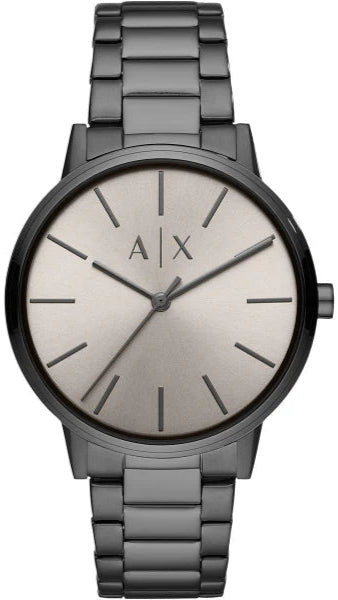 Armani Exchange Cayde Analog Grey Dial Grey Steel Strap Watch For Men - AX2722 Authentic Buy Shop Now