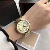 Michael Kors Skylar Gold Dial Gold Steel Strap Watch for Women - MK5867 Authentic Buy Shop Now
