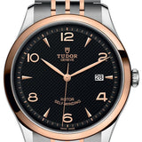 Tudor 1926 Automatic Black Dial Two Tone Steel Strap Watch for Men - M91651-0003 Authentic Buy Shop Now