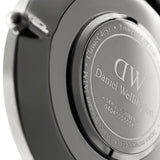 Daniel Wellington Classic Sheffield White Dial Black Leather Strap Watch For Men - DW00100020 Authentic Buy Shop Now