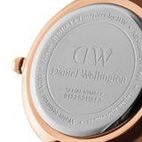 Daniel Wellington Classic Petite Melrose Black Dial Rose Gold Mesh Bracelet Watch For Women - DW00100217 Authentic Buy Shop Now