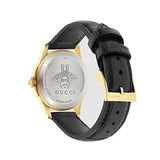 Gucci G Timeless Automatic Silver Dial Brown Leather Strap Unisex Watch - YA126467 Authentic Buy Shop Now