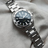 Tag Heuer Aquaracer Black Dial Silver Steel Strap Watch for Men - WBD1110.BA0928 Authentic Buy Shop Now
