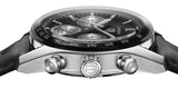 Tag Heuer Carrera Automatic Chronograph Black Dial Black Leather Strap Watch for Men - CBS2210.FC6534 Authentic Buy Shop Now