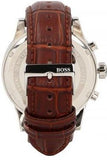 Hugo Boss Jet White Dial Brown Leather Strap Watch for Men - 1513280 Authentic Buy Shop Now
