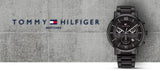 Tommy Hilfiger Evan Chronograph Quartz Black Dial Black Steel Strap Watch For Men - 1710410 Authentic Buy Shop Now