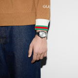 Gucci Dive Automatic Silver Dial Silver Steel Strap Watch for Men - YA136354 Authentic Buy Shop Now