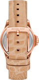 Michael Kors Mini Everest Crystals White Dial Brown Leather Strap Watch for Women - MK4719 Authentic Buy Shop Now