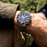 Tissot Seastar 1000 Chronograph Driver Blue Dial Silver Steel Strap Watch For Men - T120.417.11.041.01 Authentic Buy Shop Now