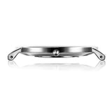 Daniel Wellington Classic Petite Sheffield White Dial Black Leather Strap Watch For Women - DW00100242 Authentic Buy Shop Now